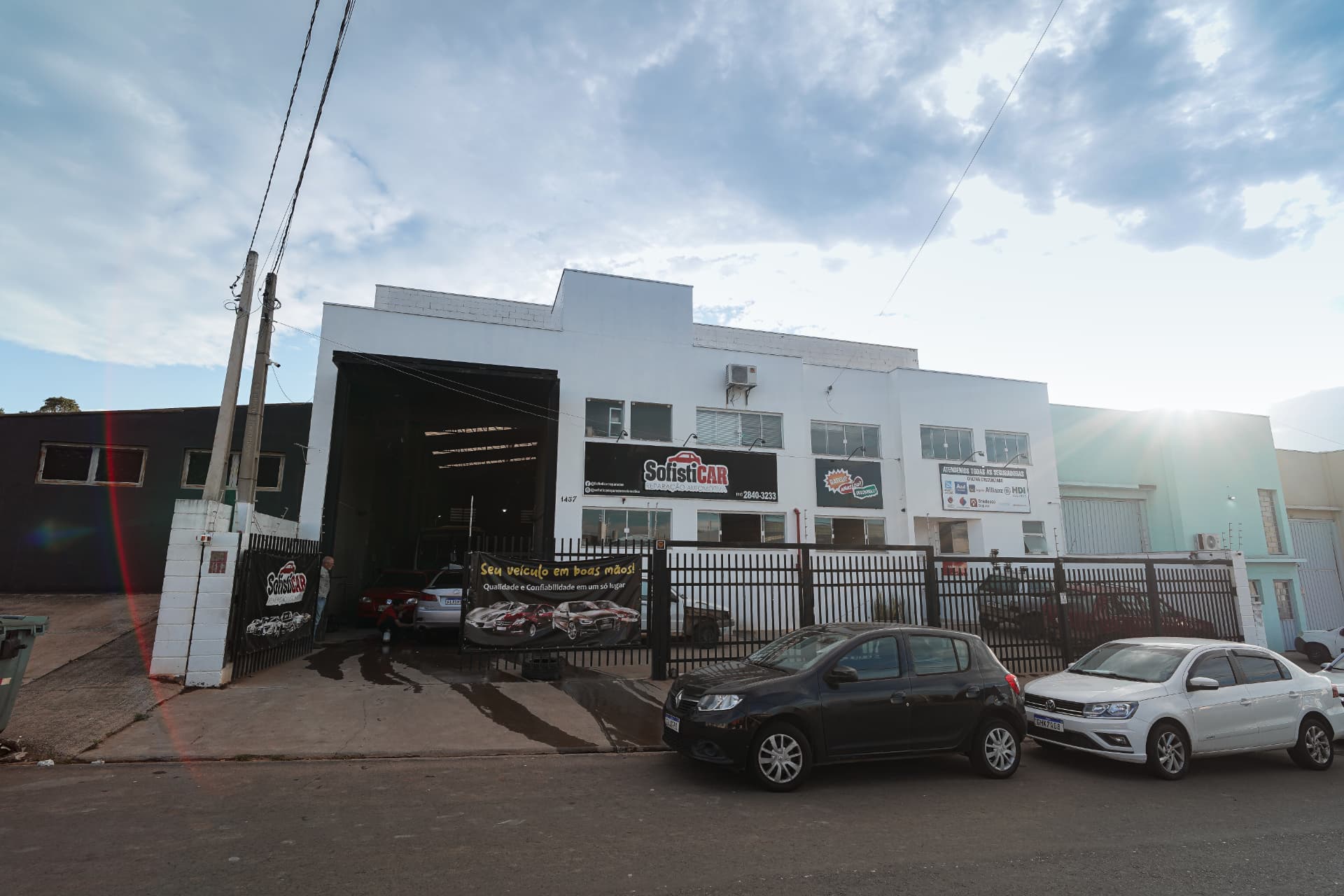 Fachada da Sofisticar Reparação Automotiva
